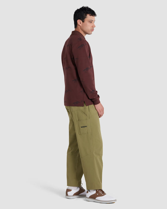 Manors Recycled Greenskeeper Trousers - Olive