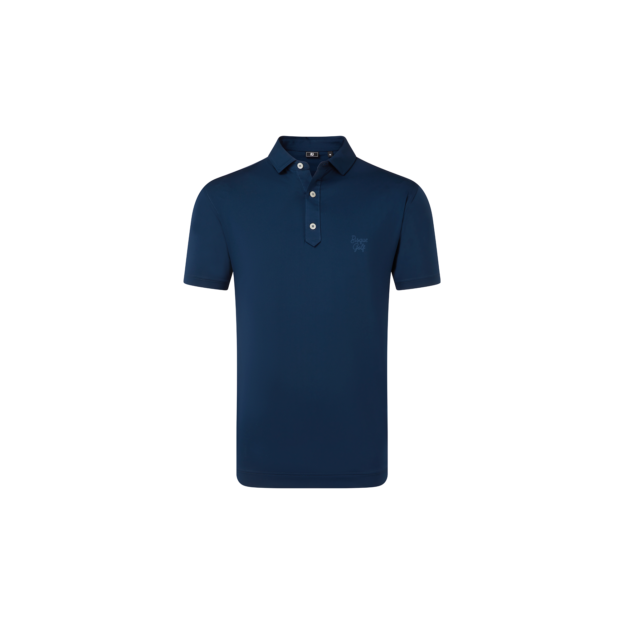 FootJoy x Bisque Golf Solid Lisle Polo - Navy