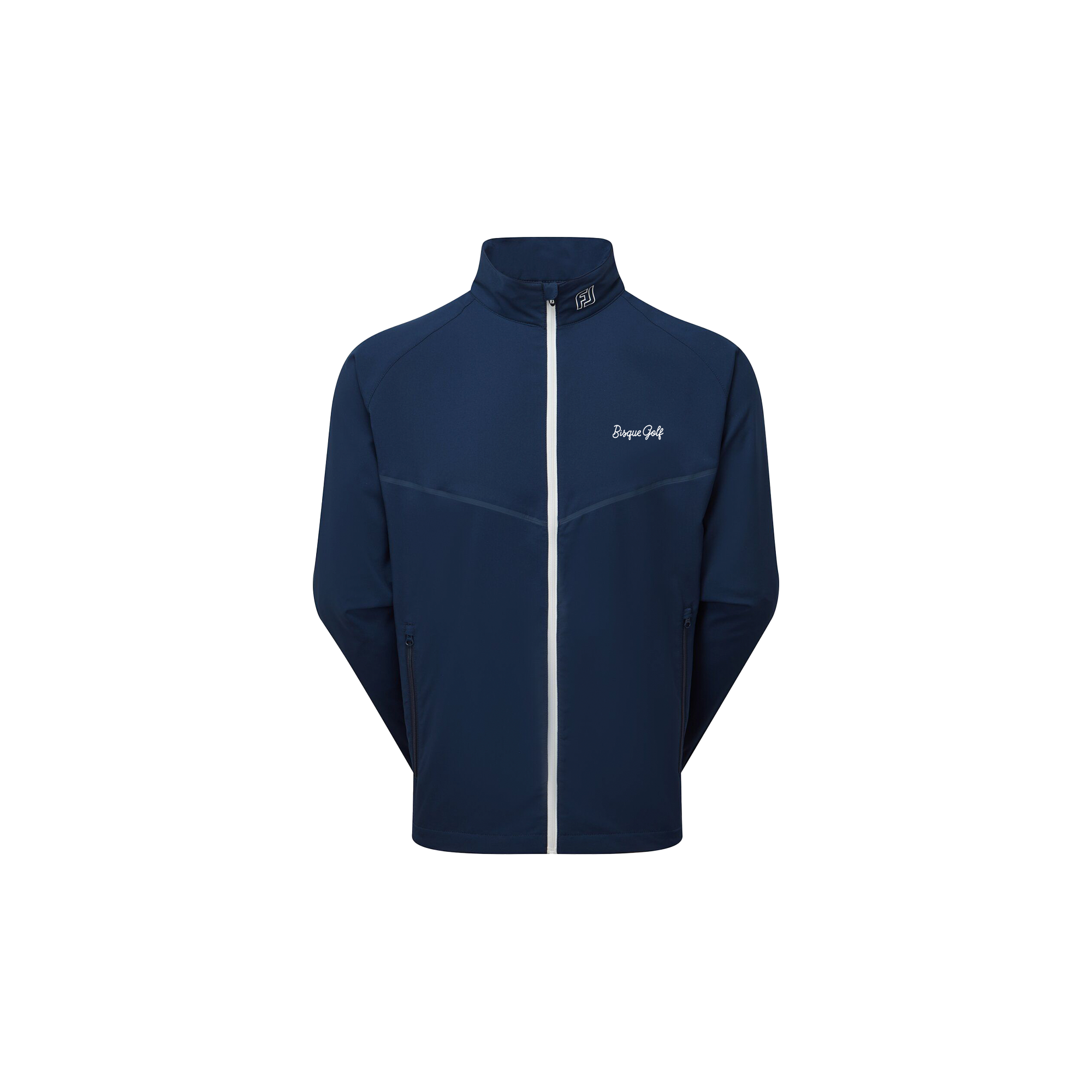 Footjoy with Bisque Zephyr Full Zip Windshirt - Navy – Bisque Golf