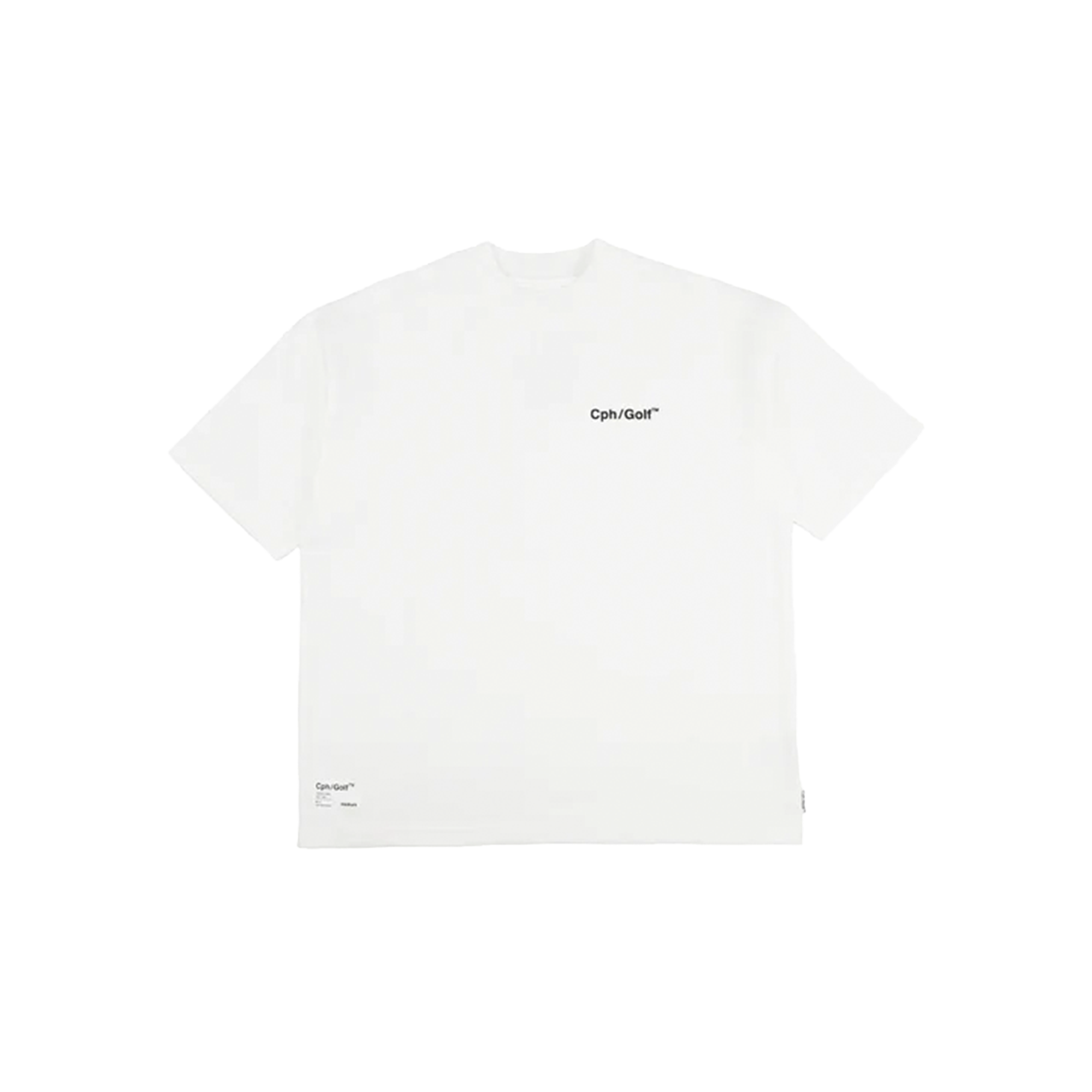 Cph/Golf ジェントルマン ハーフモックネックTシャツ - ホワイト