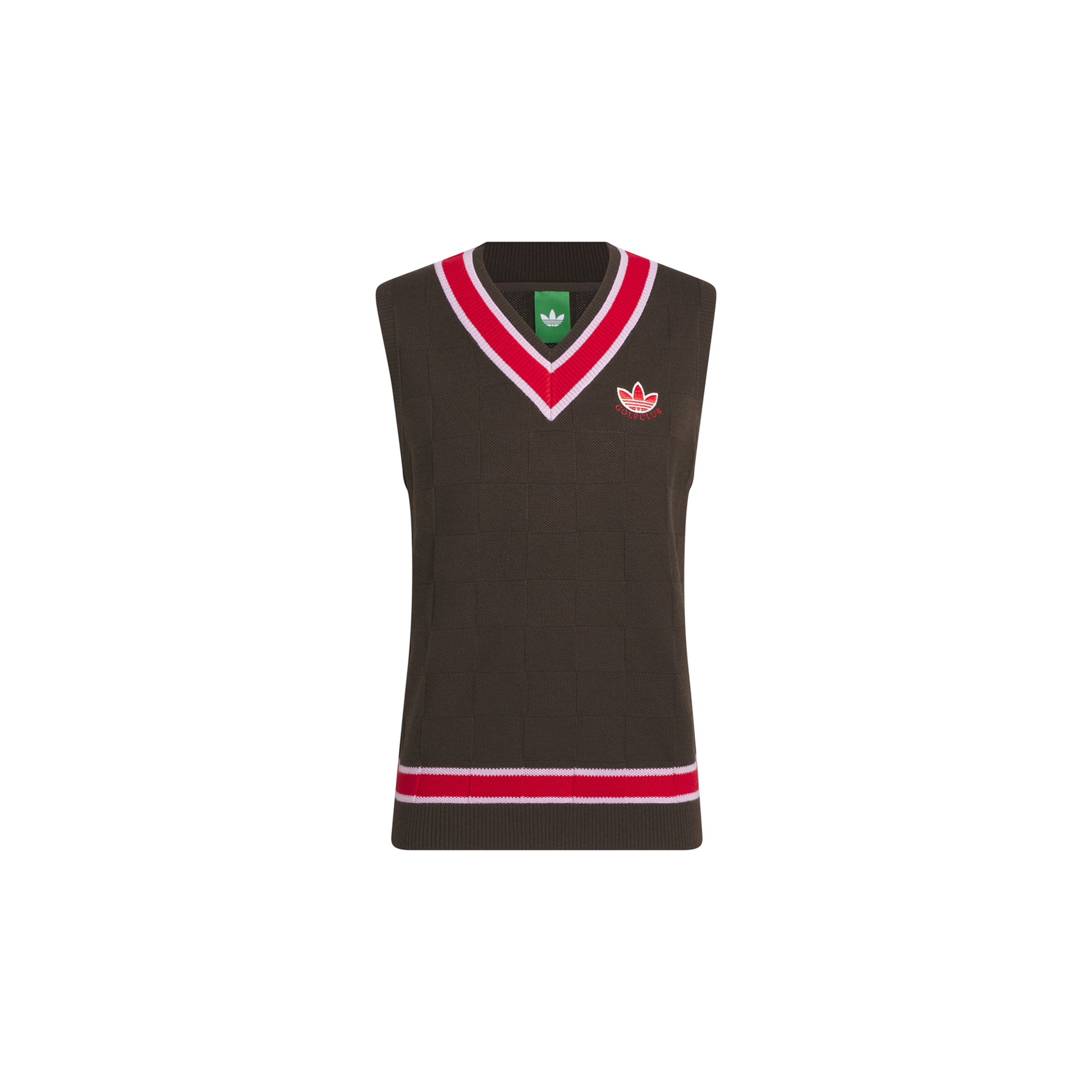 adidas Originals S Knit Vest - Brown – Bisque Golf