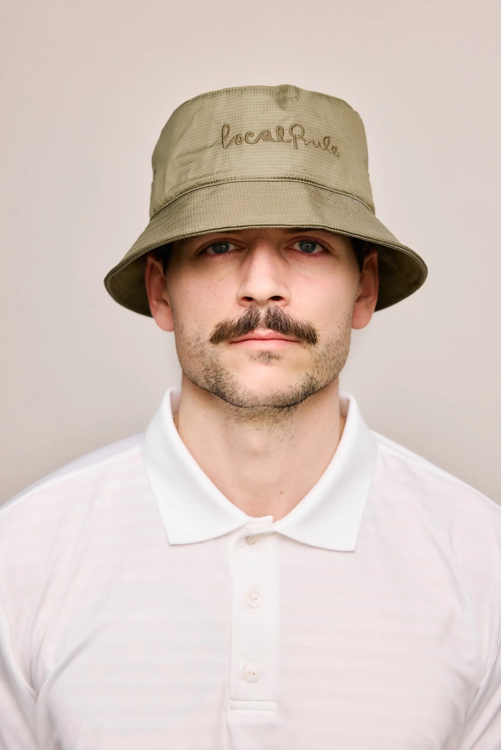 Local Rule Bucket Hat Green – Bisque Golf