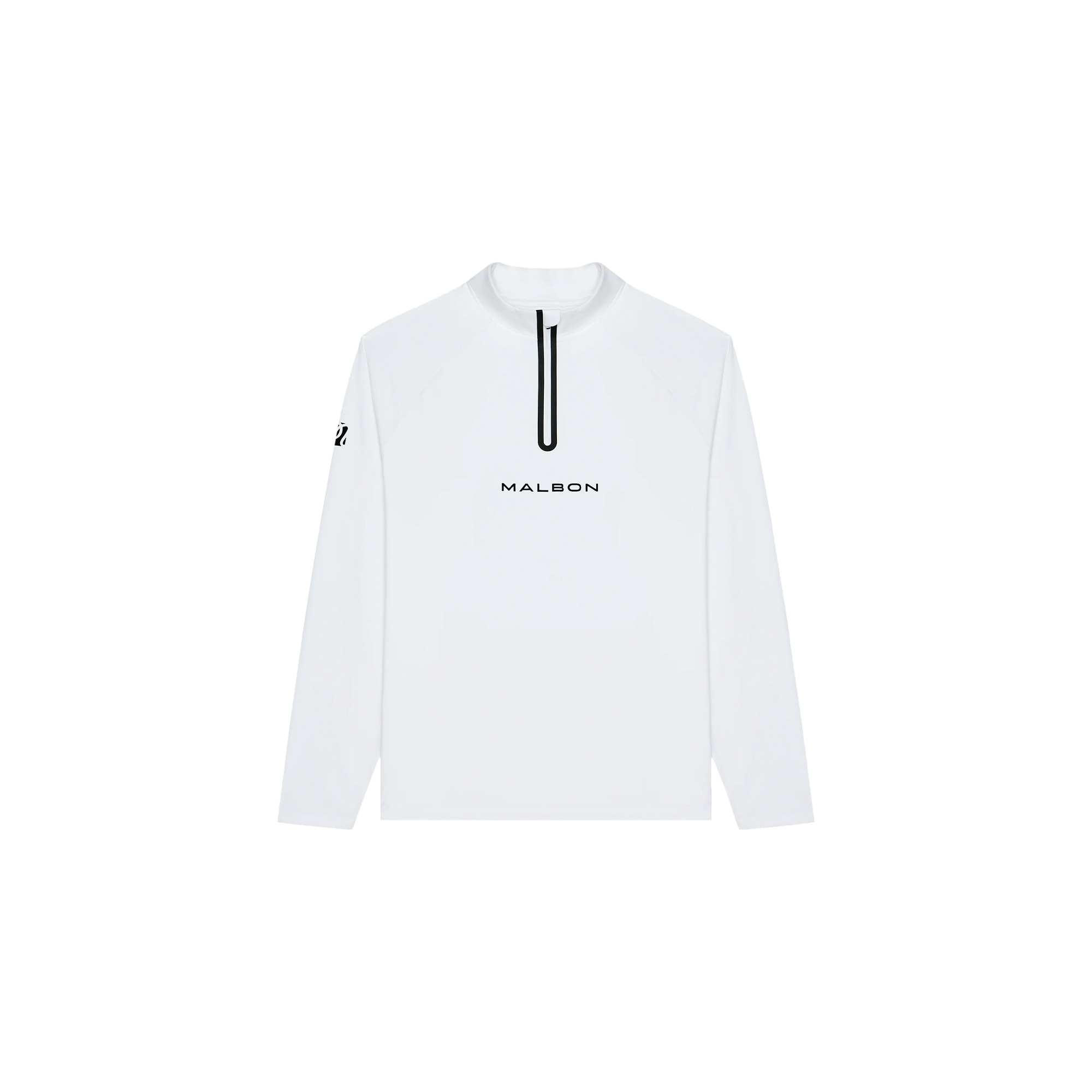 Malbon Performance Raglan Quarter Zip - White – Bisque Golf
