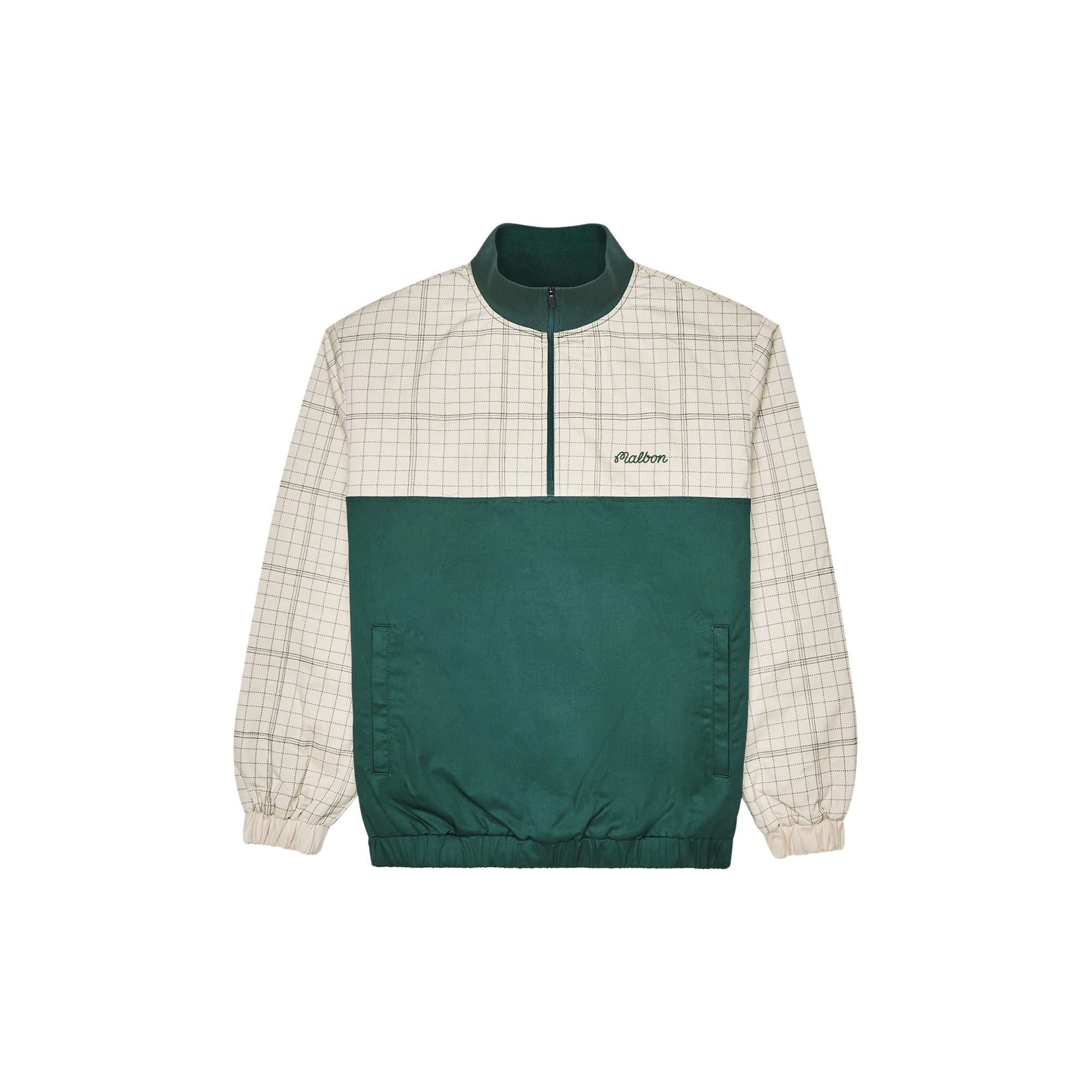 Malbon Golf Spruce Quarter Zip - Green – Bisque Golf