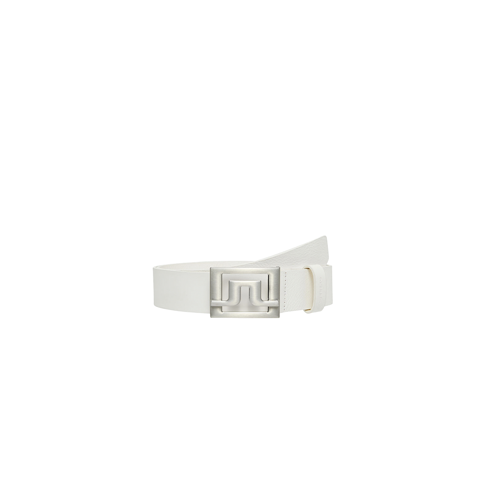 J.Lindeberg Slater 40 Leather Belt White