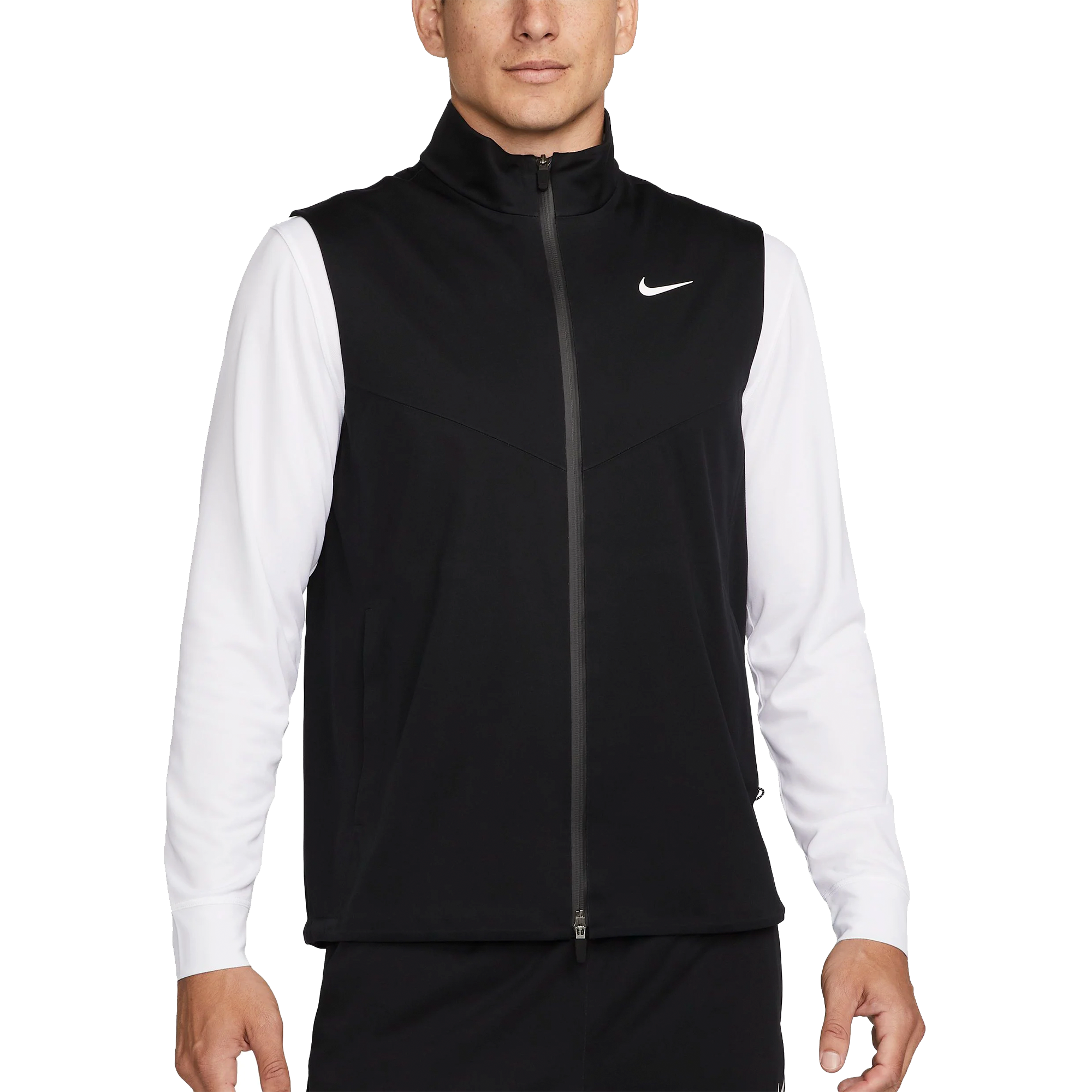 Nike Storm-FIT ADV Full-Zip Golf Vest - Black/White – Bisque Golf