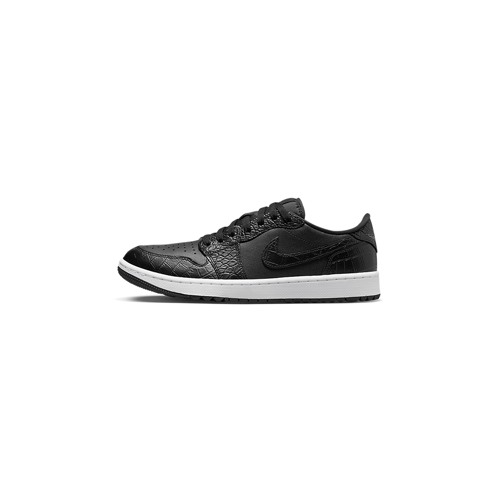 Nike Air Jordan 1 Low G Black Croc