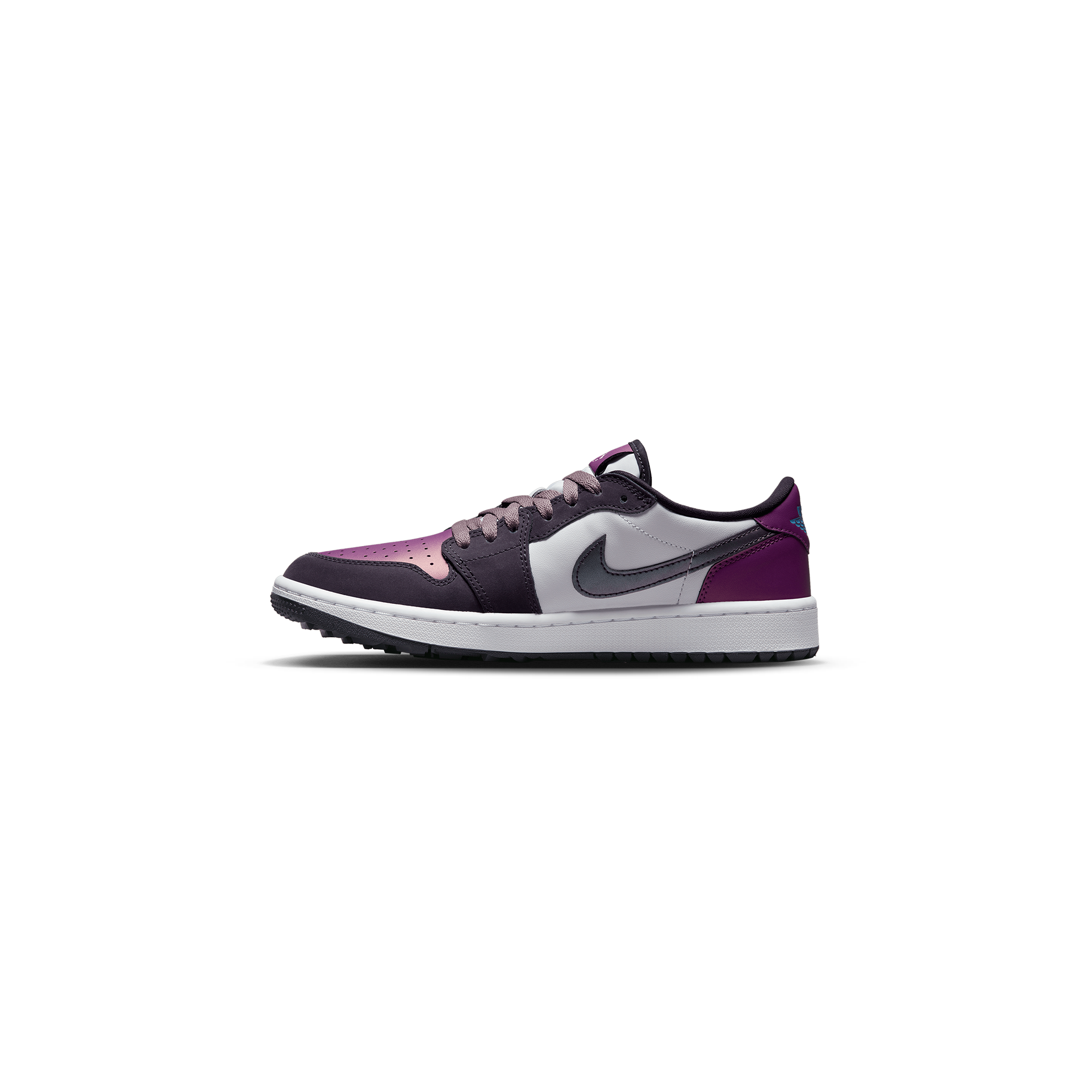 Nike Air Jordan 1 Low sneakers in purple & white