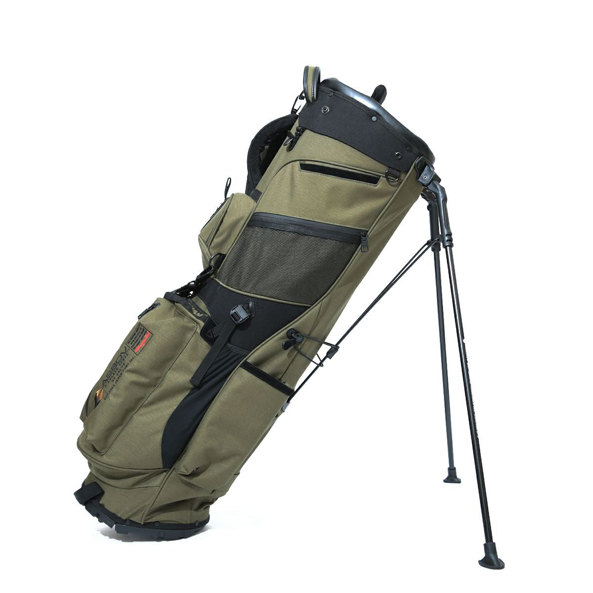 AS2OV Golf Cordura Fine Tex Caddy Bag - Khaki – Bisque Golf