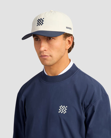 Manors Golf Nylon 6 Panel Cap - Pebble