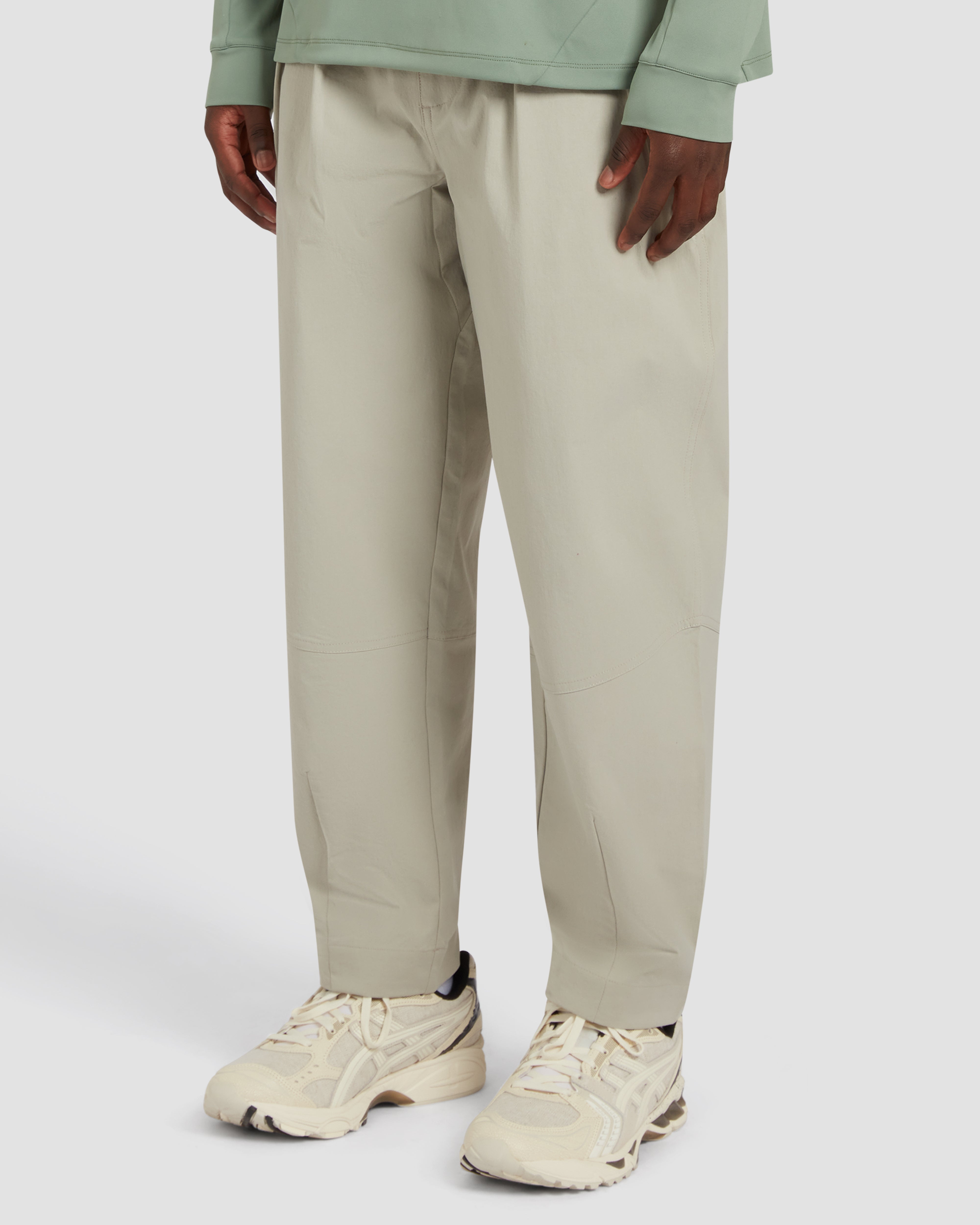Manors Recycled Greenskeeper Trousers - Dune – Bisque Golf