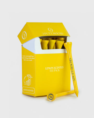 3 Putt Round Scented Tee Pack - Lemon