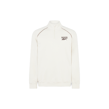 Reebok x Manors Organic 1/4 Zip Pullover - Pebble