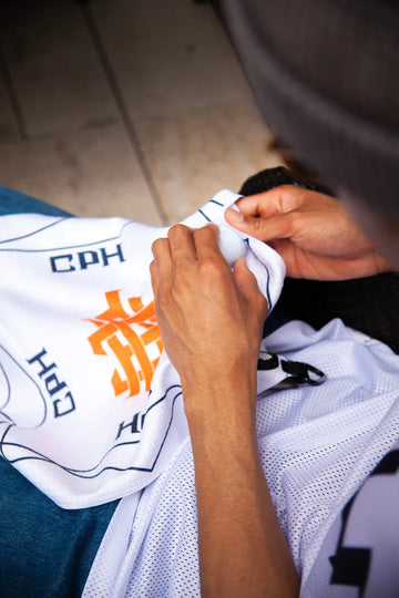 Cph/Golf Overlap Golf Towel (Polyester) - White