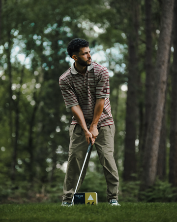 Manors G.O.A.T Pique Polo "Burgundy"