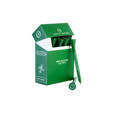 3 Putt Round Scented Tee Pack - Mint