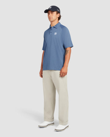 Manors Buttersoft Polo - Vintage Indigo