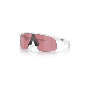 Oakley Resistor (Youth Fit) Prizm Dark Golf Lenses, Polished White Frame