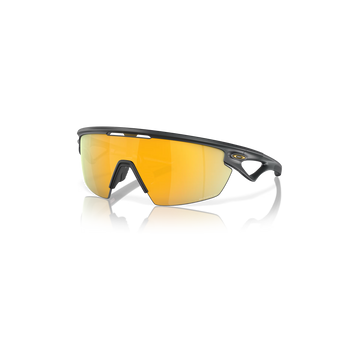 Oakley Sphaera Prizm 24K Polarized Lenses Matte Carbon Frame Bisque Golf