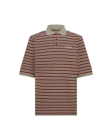 Manors G.O.A.T Pique Polo "Burgundy"