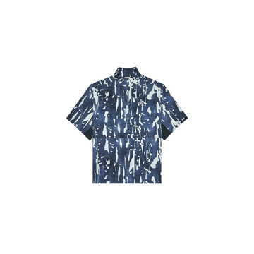Malbon Pine Inkwash Windshirt - Navy