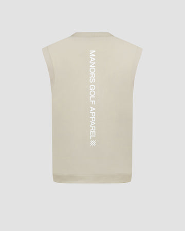 Manors Reversible V-Neck Vest - Dune