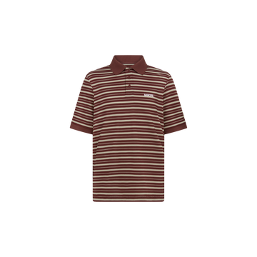 Manors G.O.A.T Pique Polo "Burgundy"