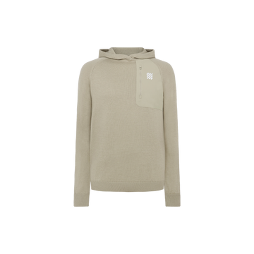 Manors Golf Merino Tech Hoodie - Dune