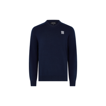 Manors Golf Merino Tech Crewneck - Midnight