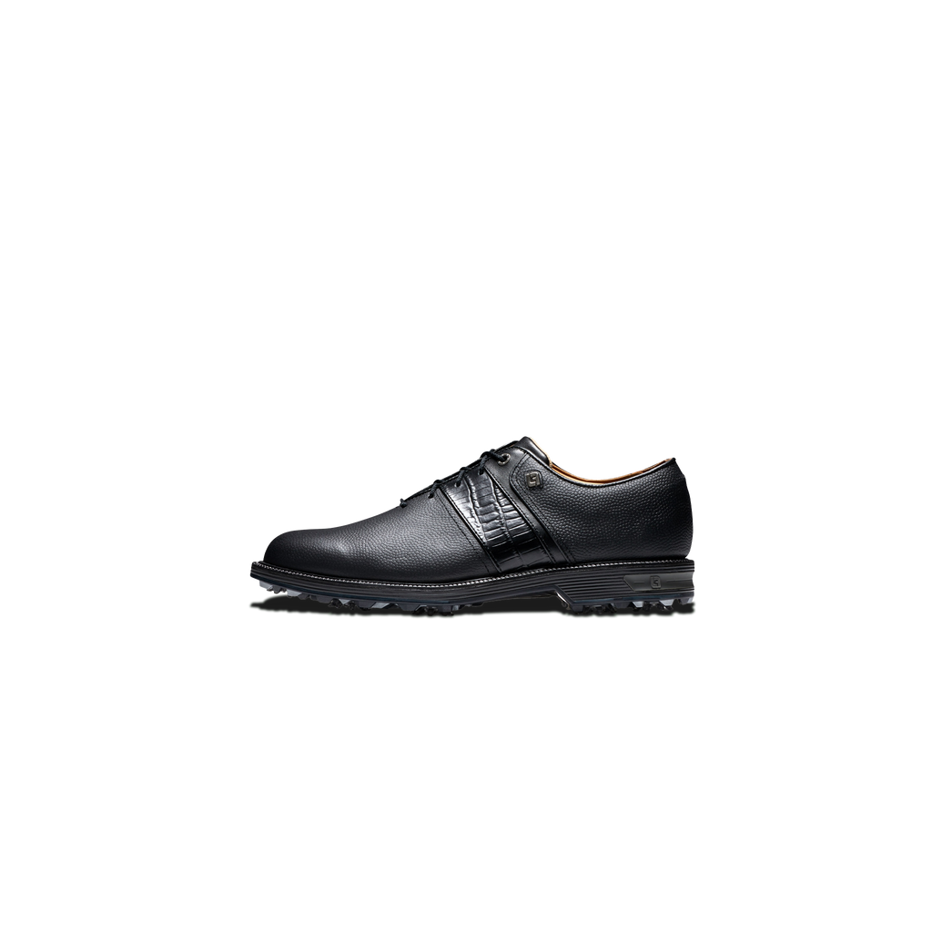FootJoy DryJoys Premiere 'Packard' Black 53924M – Bisque Golf