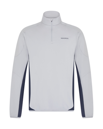 Manors Quarter Zip Tech Blue