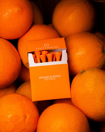 3 Putt Round Scented Tee Pack - Orange