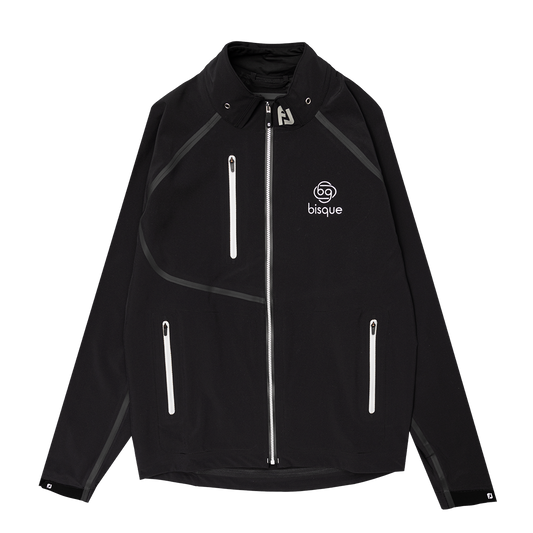 FootJoy with Bisque HydroTour Waterproof Jacket Black / Silver