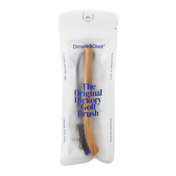 Dimple & Divot Original Hickory Golf Brush - Ryegrass