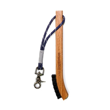Dimple & Divot Original Hickory Golf Brush - Gravel