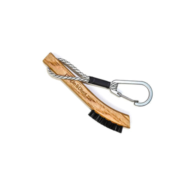 Dimple & Divot Mini Hickory Golf Brush - Walker
