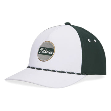 Titleist Boardwalk Rope Cap - White/Pine/Gold