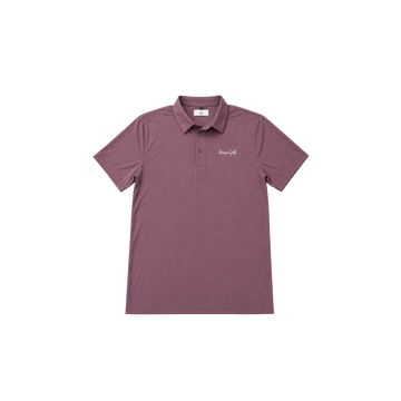 Bisque Golf Solid Performance Polo - Soft Burgundy