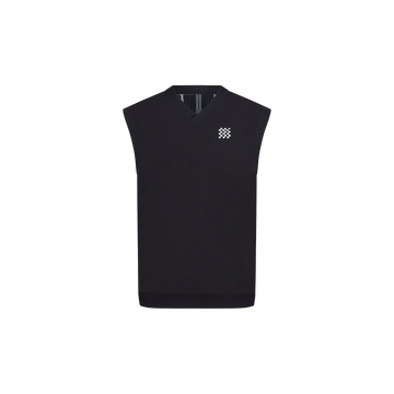 Manors Reversible V-Neck Vest - Black
