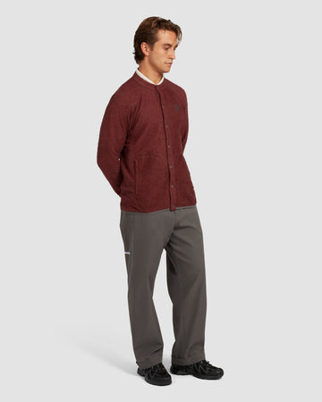 Manors Golf Hertiage Primaloft Cardigan - Burgundy