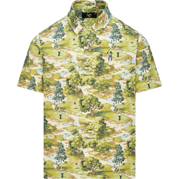 Eastside Golf Snap Placket Polo V2 - Course Camo Print