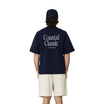 Left of Field Golf Coastal Classic Tee - Navy