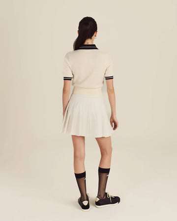 Malbon Golf Rubi Skirt - Canvas