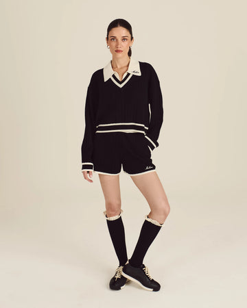 Malbon Golf Womens Willow Short - Black