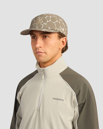 Manors Golf AOP Pebble Tech Cap - Dune
