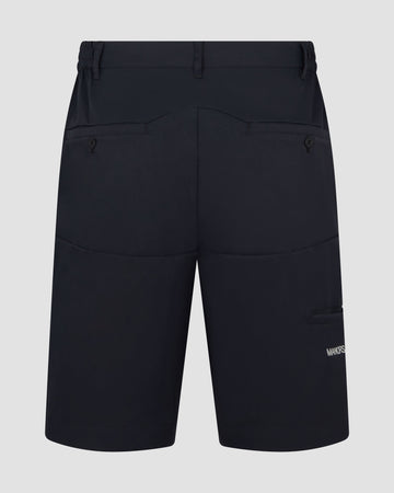 Manors Lightweight Pleated Shorts - Black