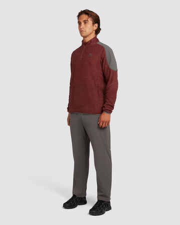 Manors Golf 1/4 Zip Primaloft Midlayer - Burgundy