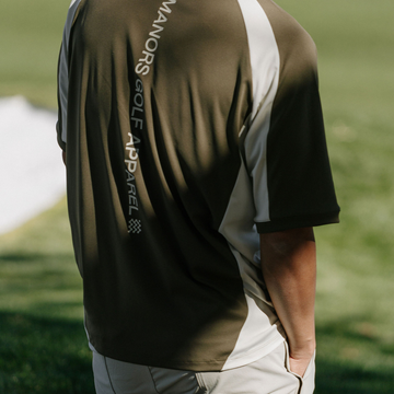 Manors Tour Polo - Dark Olive - front