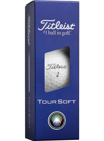 Titleist Tour Soft 2026 White Bil- 12 balls