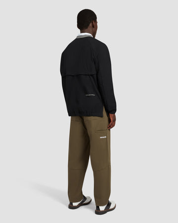 Manors Golf Crosswind Cordura Pullover - Black